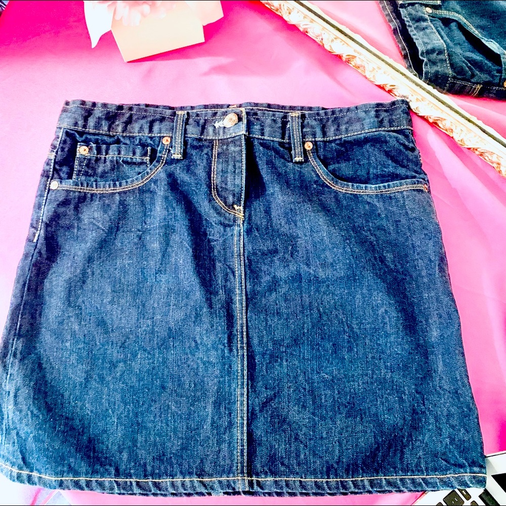J. Crew Denim Mini Skirt